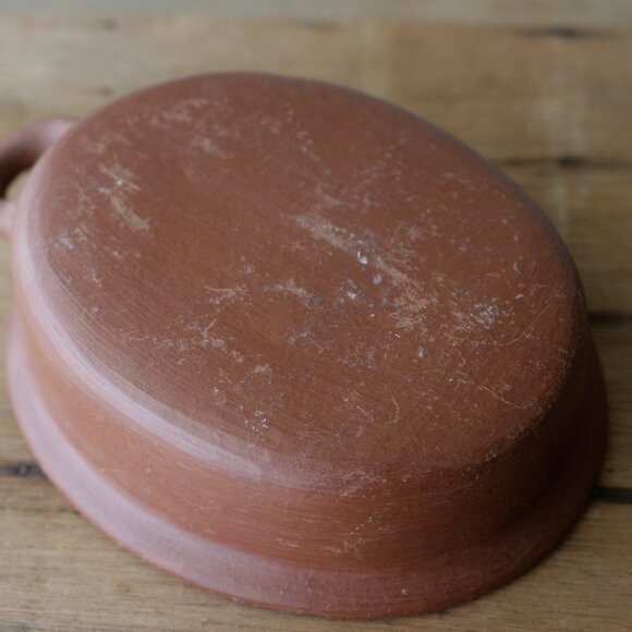 Vintage Traditional Oaxacan Red Clay Pottery Oval Serving Dish/Folk Art - Picture 5 of 5